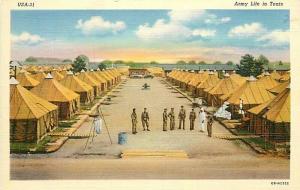 Military, Army Life in Tents, U.S. Army Series, Curteich No. OB-H2322