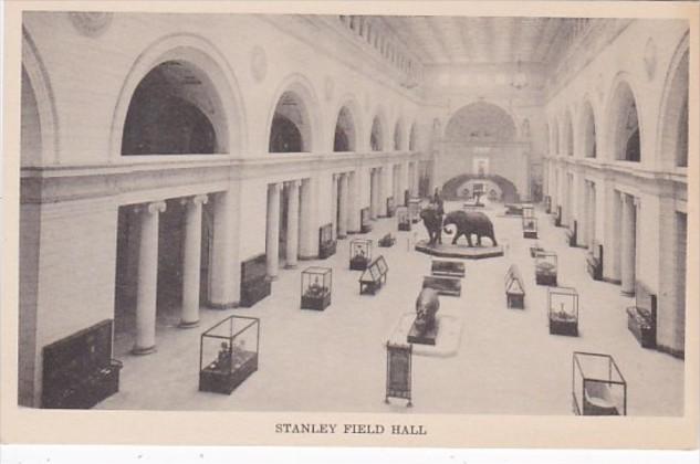 Illinois Chicago Stanley Field Hall Natural History Museum