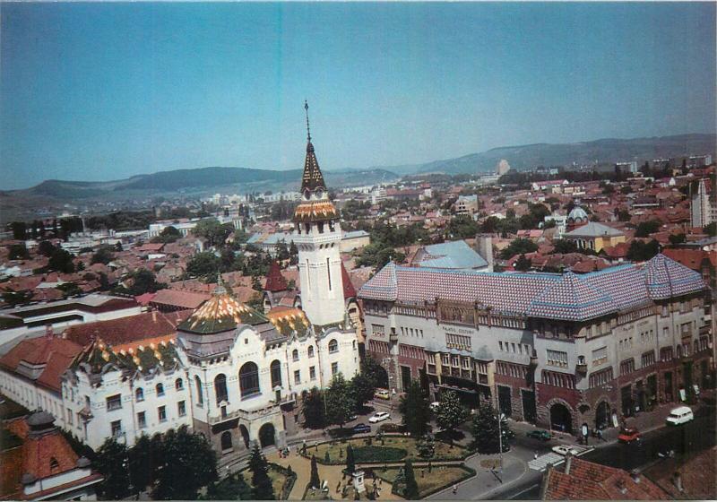 Romania Marosvasarhely Targu Mures general view postcard foto Nemes Gabriella