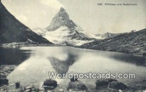 Riffelsee Matterhorn Swizerland Unused 