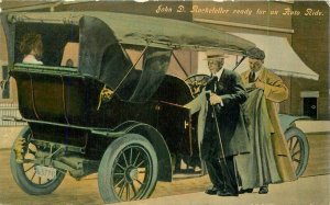 Artist impression automobiles Rockefeller C-1910 Postcard Braun 21-6544