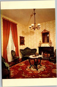 Postcard TX Sam Houston Park - Pillot House Rococo Revival Parlor