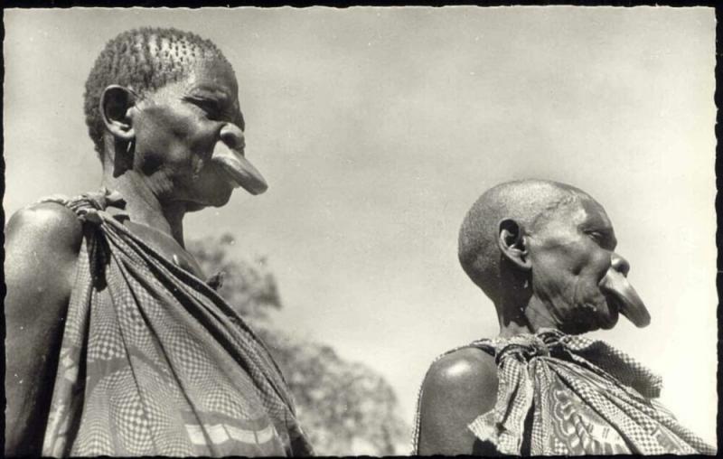 belgian congo, Femme Plateaux, LIPPENNEGER (1950s) RPPC