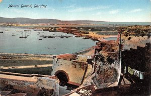 Neutral Ground Gibraltar Postcard.