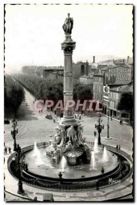 Modern Postcard Marseille Place Castellane Fontaine Cantini and & # 39avenue ...