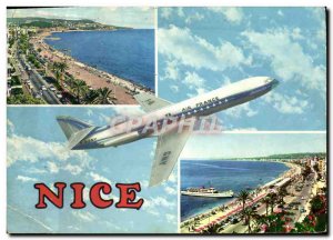 Postcard Modern Jet Aviation Nice Air France