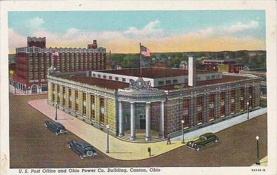 Ohio Canton U S Post Office And Ohio Power Company Building