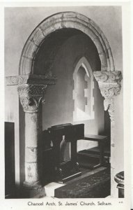 Sussex Postcard - Chancel Arch - St James' Church - Selham - Ref 15576A