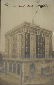 Clearfield PA Hotel c1910 Real Photo Postcard