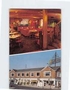 Postcard Smith Brothers Fish Shanty Restaurant Port Washington Wisconsin USA