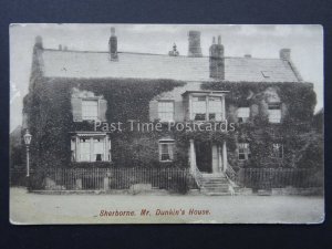 Dorset SHERBORNE Mr Dunkin's House c1907 Postcard by Frith