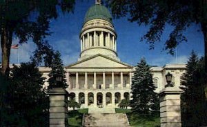 State Capitol - Augusta, Maine ME Postcard