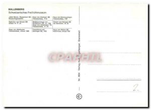 Postcard Modern Schweizerisches Freilichtmuseum Ballenberg