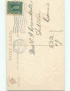 Divided-Back EASTER CHICK SCENE Cute Postcard AA0984