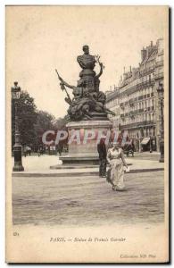 Paris Old Postcard Statue of Francis Garnier