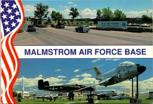 Malmstrom US Air Force Base Great Falls Montana Postcard