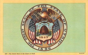 3~Postcards SALT LAKE CITY, Utah UT ~ STATE CAPITOL~Governor Lee, SEAL & FLAG