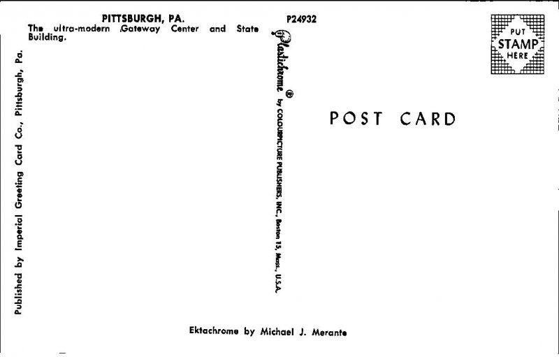 Pennsylvania, Pittsburgh - Gateway Park - [PA-686]