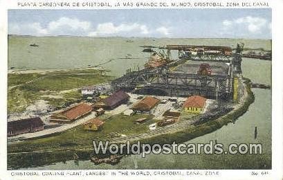 Cristobal Coaling Plant Canal Zone Republic of Panama Unused 