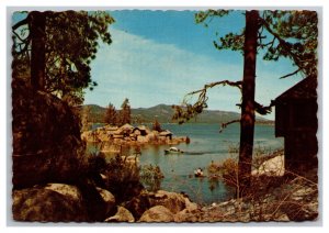 Big Bear Lake San Bernardino Mountains California Postcard Continental View Card