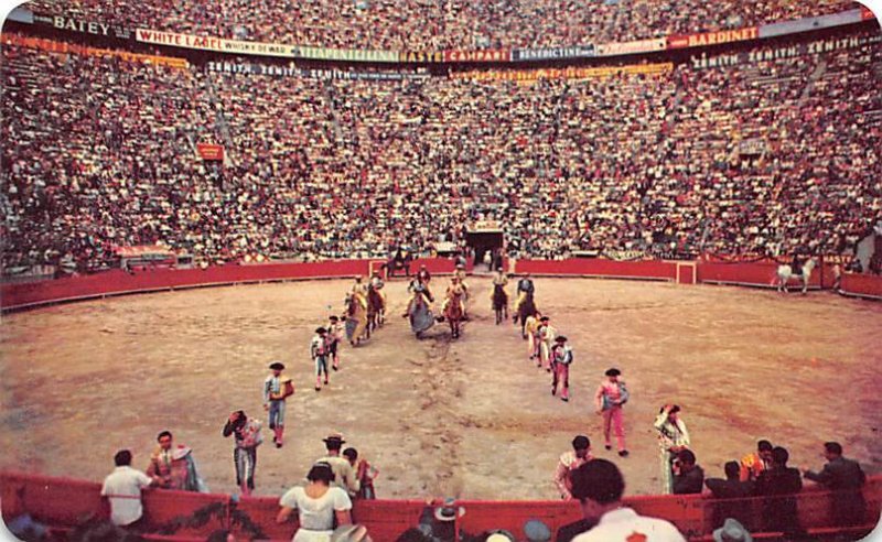 El Paseo de as Cuadrillas Tarjeta Postal Bullfighting Unused 