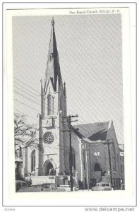 First Baptist Church, Raleigh, North Carolina, 1920-1940s