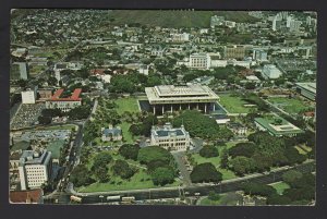 Hawaii HONOLULU Aerial View Historic Palace Square pm1980 ~ Chrome