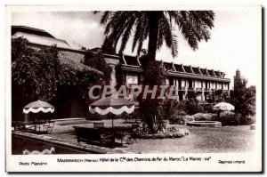 Old Postcard Morocco Morocco Marrakech Hotel Coy of Morocco Railways La Mamounia