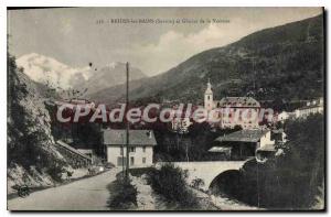 Old Postcard Brides Les Bains And Glacier De La Vanoise