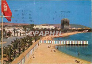 Modern Postcard Bizerte Boulrvard Waterfront