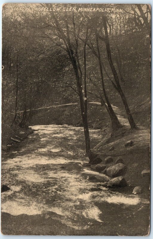 c1910s Minneapolis Henry Wadsworth Longfellow Glen Hiawatha Poem Minnehaha A147