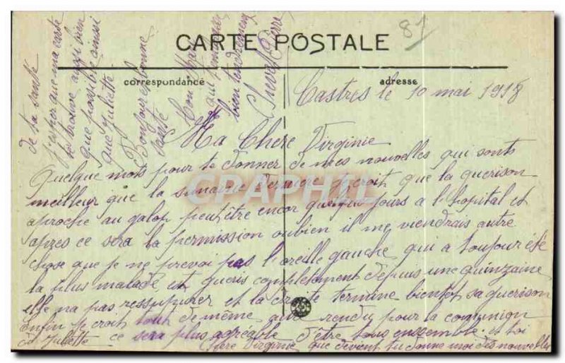 Postcard Old Castres Vue Generale