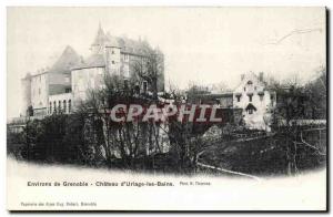 Near Grenoble Old Postcard Uriage baths Chateau