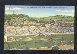 PITTSBURGH PENNSYLVANIA PA. ALLEGHENY PARK HORSE RACING RACE TRACK POSTCARD