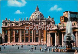 Postcard Modern Roma Place Saint Pierre