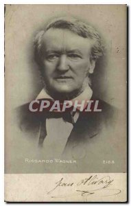 Postcard Old Riccardo Wagner