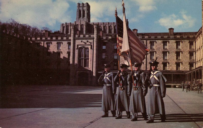 NY - West Point. Color Guard of Cadets  