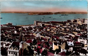 Lisboa Portugal Scenic Coastal Town Panoramic View Harbor Boats DB Postcard 