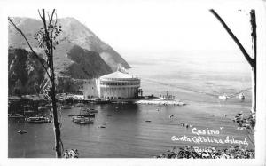 Santa Catalina Island California Casino Real Photo Antique Postcard K36028