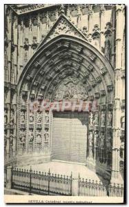 Old Postcard Sevilla Catedral main Puerte