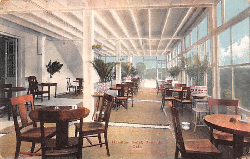 Bermuda, Somers Isles Hamilton Hotel, Café  Hamilton Hotel, Café