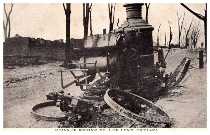 Train Wreck  Ruins of Engine No.1 of Lynn Chelsea