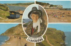 Wales Postcard - Greetings from Llandudno - Caernarvonshire - Ref TZ3209