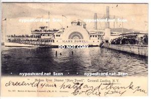 Hudson River Steamer Mary Powell, Cornwall Landing NY