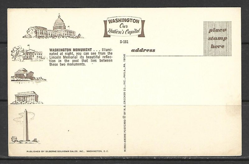 Washington DC - Washington Monument At Night - [DC-320]