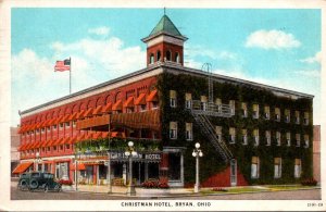 Ohio Bryan The Christman Hotel 1931 Curteich