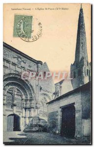 Postcard Old Loudon Vienna Church St Pierre fifteenth century