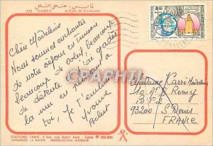 Modern Postcard Gabes Cafe Cascade Donkey Donkey