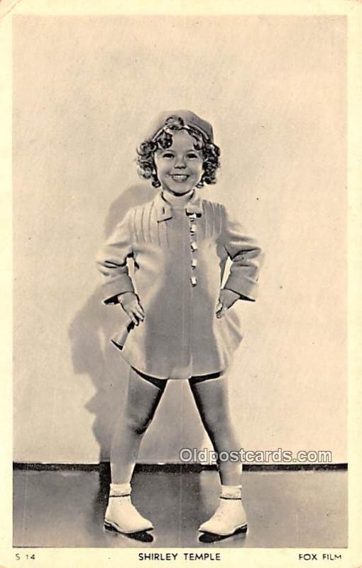 Fox Film, Shirley Temple Movie Star Actor Actress Film Star Unused 