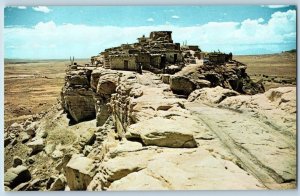 Mesa Arizona AZ Postcard Walpi Ancient Hopi Indian Village c1960 Vintage Antique